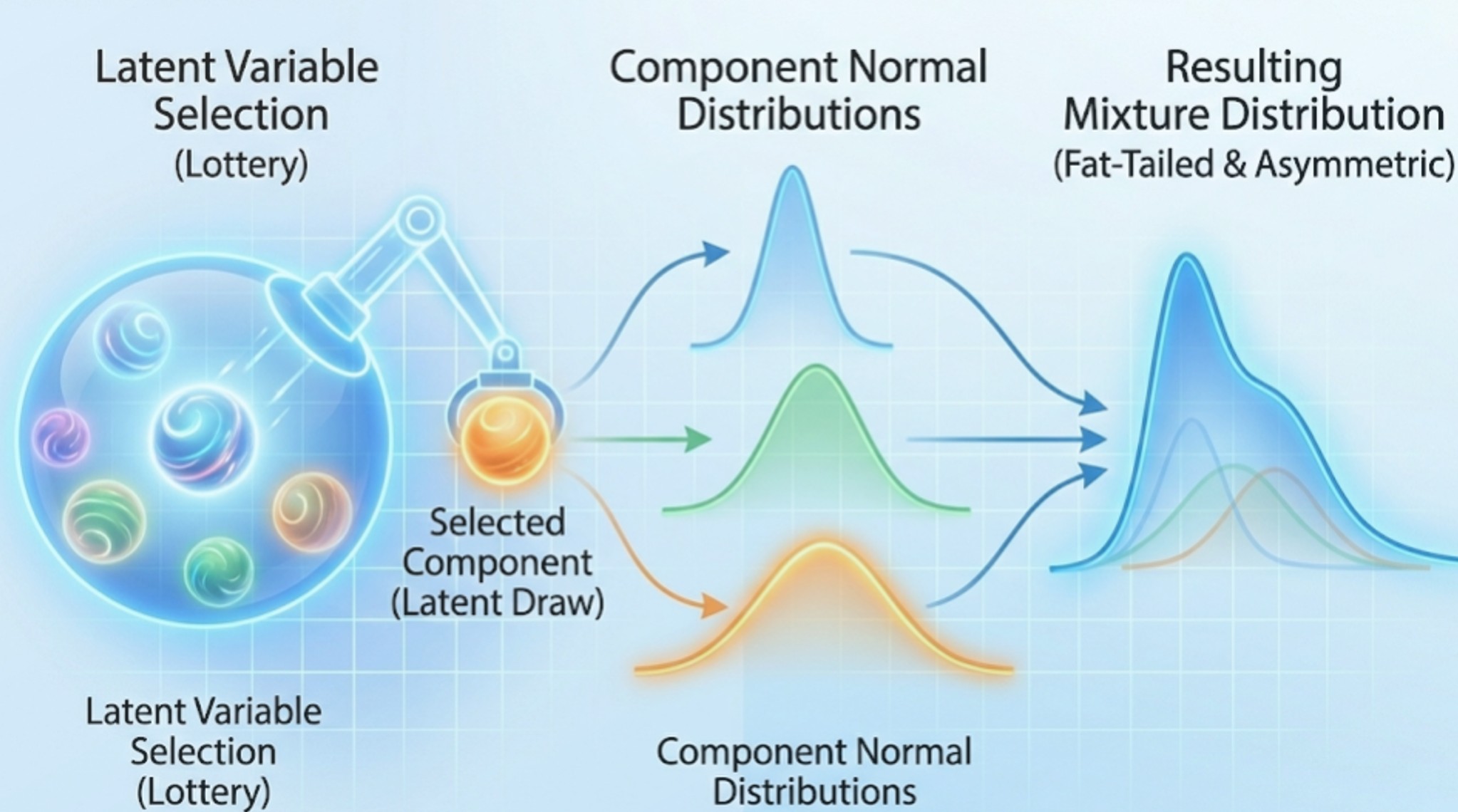 Mixture Distribution and Latent Variables